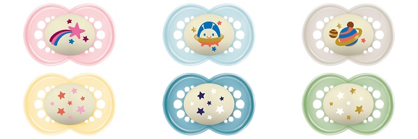 MAM SUCCHIETTO ORIGINAL NIGHT 16+ MESI SILICONE 2 PEZZI - dottorbianchi.it