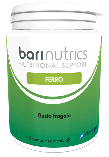 BARINUTRICS FERRO FRAGOLA ITA 90 COMPRESSE - dottorbianchi.it