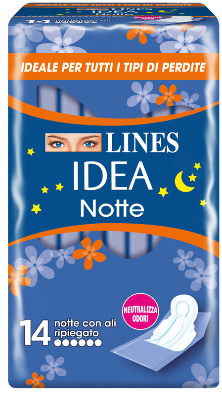 LINES IDEA NOTTE CON ALI RIPIEGATE 14 PEZZI - dottorbianchi.it
