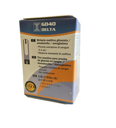 STRISCE MISURAZIONE GLICEMIA BRUNO GD40 DELTA 25 PEZZI - dottorbianchi.it