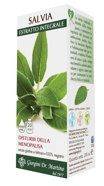 SALVIA ESTRATTO INTEGRALE 200 ML - dottorbianchi.it
