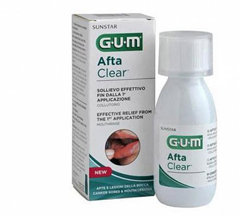GUM AFTACLEAR RINSE 120 ML COLLUTORIO - dottorbianchi.it