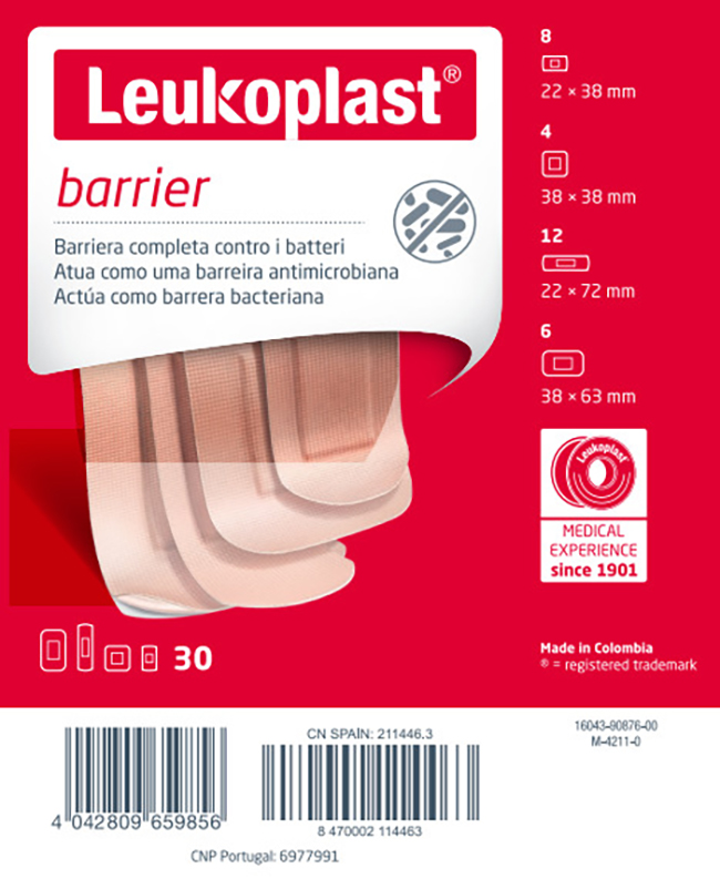 LEUKOPLAST BARRIER 30 PEZZI ASSORTITI - dottorbianchi.it