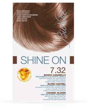 BIONIKE SHINE ON TRATTAMENTO COLORANTE CAPELLI BIONDO CARAMELLO 7.32 - dottorbianchi.it