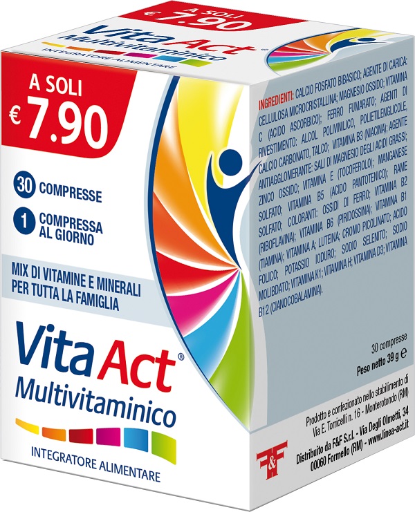 VITA ACT MULTIVITAMINICO 30 COMPRESSE - dottorbianchi.it