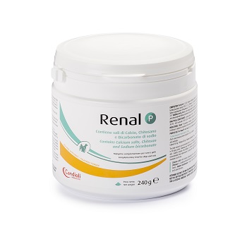 RENAL P MANGIME COMPLEMENTARE PER CANI E GATTI BARATTOLO 240 G - dottorbianchi.it