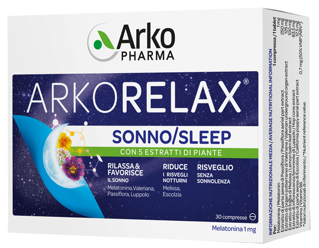 ARKORELAX SONNO 30 COMPRESSE - dottorbianchi.it