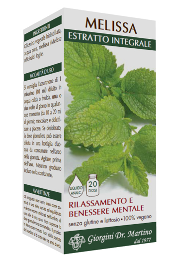 MELISSA ESTRATTO INTEGRALE 200 ML - dottorbianchi.it