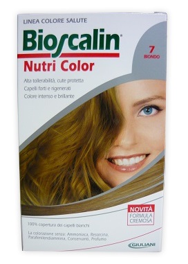 BIOSCALIN NUTRI COLOR 7 BIONDO SINCROB 124 ML - dottorbianchi.it