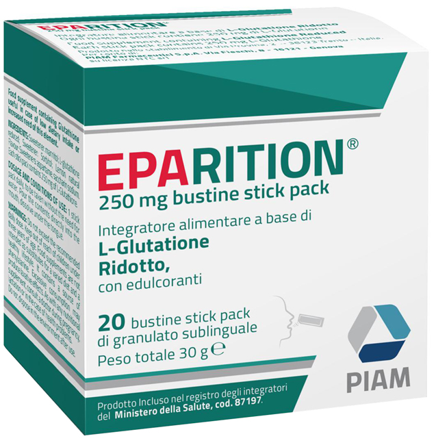 EPARITION 20 BUSTINE STICK PACK DA 250 MG DI GRANULATO SUBLINGUALE - dottorbianchi.it