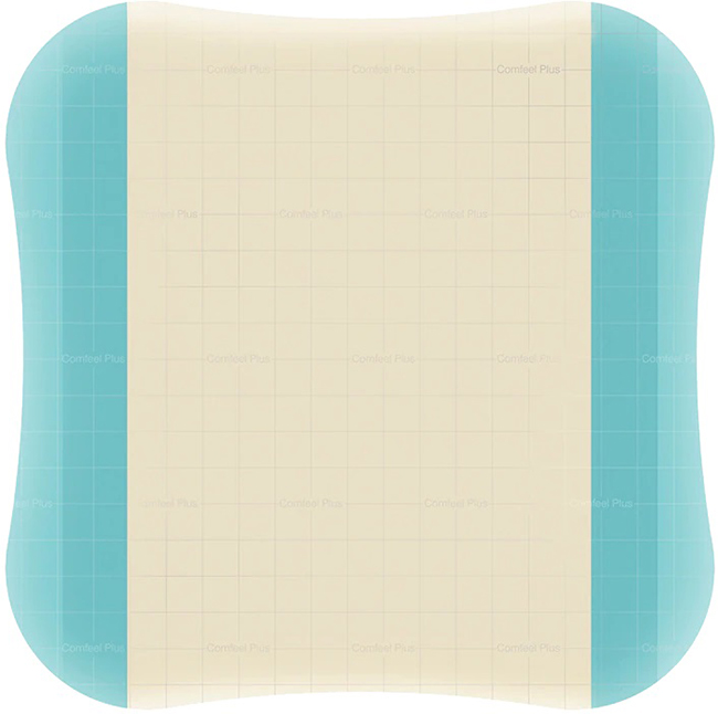 MEDICAZIONE SPECIALE ATTIVA CON IDROCOLLOIDE CON BORDI SMUSSATI COMFEEL PLUS 10X10 CM 10 PEZZI - dottorbianchi.it