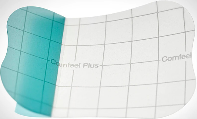 MEDICAZIONE SPECIALE ATTIVA TRASPARENTE CON IDROCOLLOIDE COMFEEL PLUS 5X7 CM 10 PEZZI - dottorbianchi.it