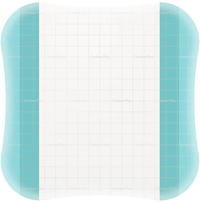 MEDICAZIONE SPECIALE ATTIVA TRASPARENTE CON IDROCOLLOIDE COMFEEL PLUS 20X20 CM 5 PEZZI - dottorbianchi.it