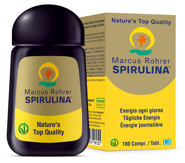 SPIRULINA MARCUS ROHRER 180 COMPRESSE - dottorbianchi.it