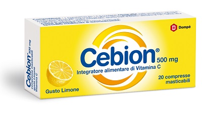 CEBION MASTICABILE LIMONE VITAMINA C 500 MG 20 COMPRESSE - dottorbianchi.it