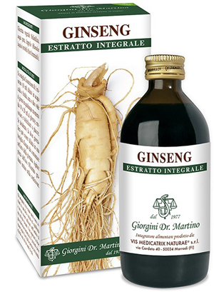 GINSENG ESTRATTO INTEGRALE 200 ML - dottorbianchi.it
