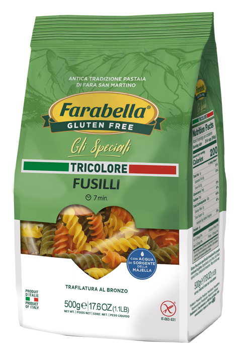 FARABELLA FUSILLI TRICOLORE 500 G - dottorbianchi.it