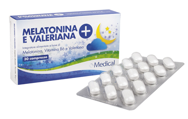 MELATONINA VALERIANA+ 30 COMPRESSE - dottorbianchi.it