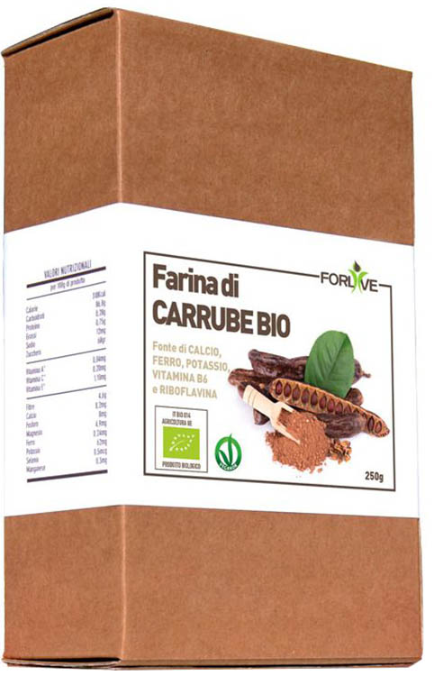 FARINA DI CARRUBE BIO 250 G - dottorbianchi.it