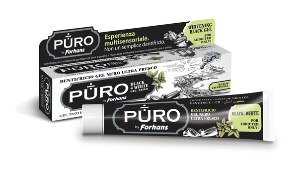 DENTIFRICIO FORHANS GEL BLACK4WHITE - dottorbianchi.it