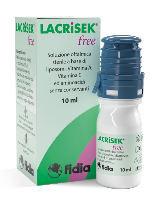 LACRISEK FREE SOLUZIONE OFTALMICA SENZA CONSERVANTI 10 ML - dottorbianchi.it