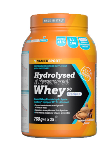 HYDROLYSED ADVANCED WHEY CHOCO ALMOND 750 G - dottorbianchi.it