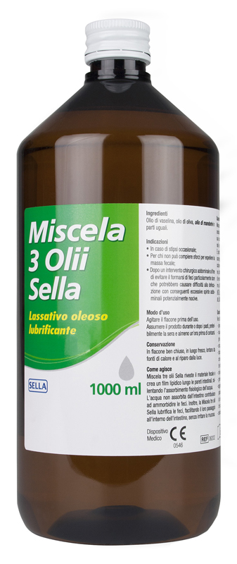 MISCELA 3 OLI LASSATIVO MD SELLA 1 LITRO - dottorbianchi.it