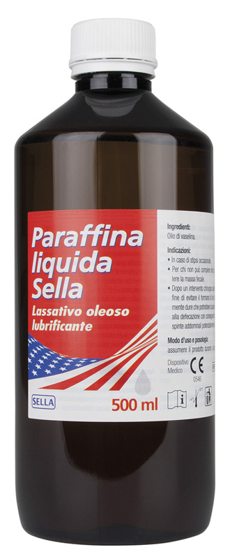 PARAFFINA LIQUIDA MD LASSATIVO 500 ML SELLA - dottorbianchi.it
