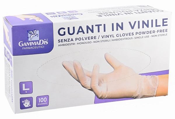 GUANTI VINILE SENZA POLVERE LARGE 100 PEZZI - dottorbianchi.it