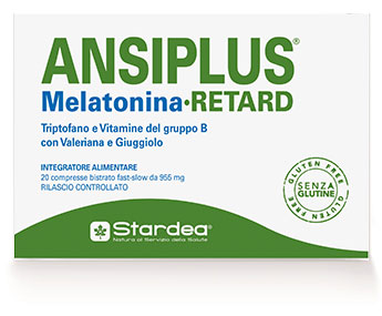 ANSIPLUS RETARD MELATONINA 20 COMPRESSE BISTRATO FAST SLOW 955 MG - dottorbianchi.it