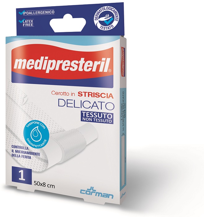 CEROTTO IN STRISCIA MEDIPRESTERIL FLESSIBILE 50X8CM - dottorbianchi.it