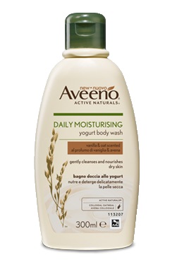 AVEENO BAGNO DOCCIA YOGURT VANIGLIA & AVENA 300 ML - dottorbianchi.it