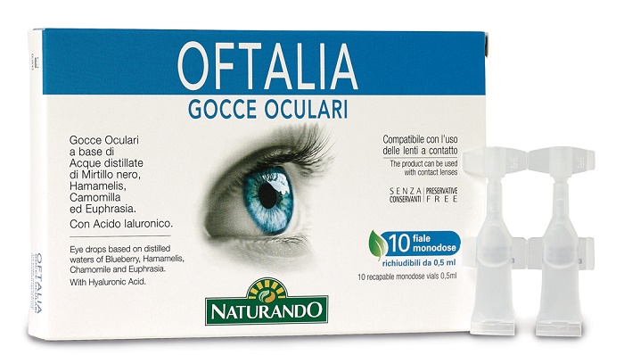 OFTALIA GOCCE OCULARI MONODOSE 2 STRIP DA 5 FIALE DA 0,5 ML - dottorbianchi.it