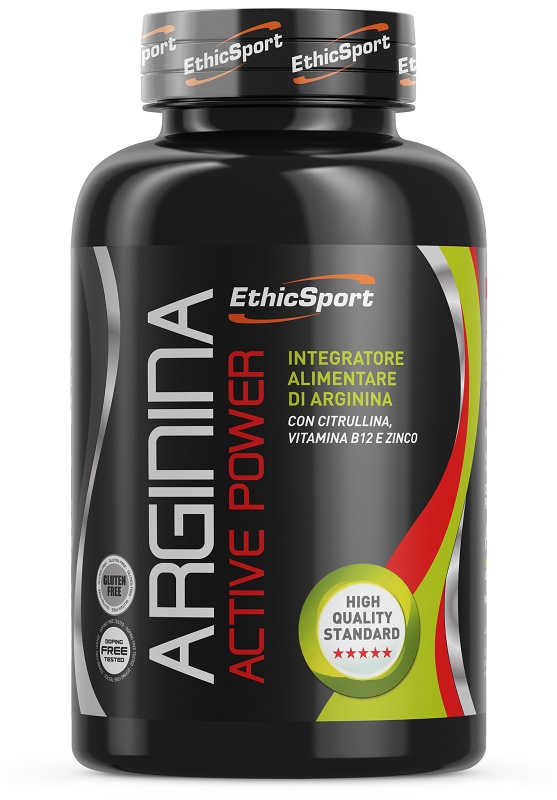 ETHICSPORT ARGININA ACTIVE POWER 90 COMPRESSE DA 1500 MG - dottorbianchi.it
