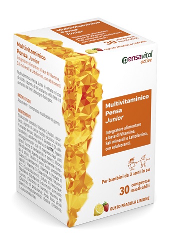 MULTIVITAMINICO PENSA JUNIOR 30 COMPRESSE MASTICABILI - dottorbianchi.it