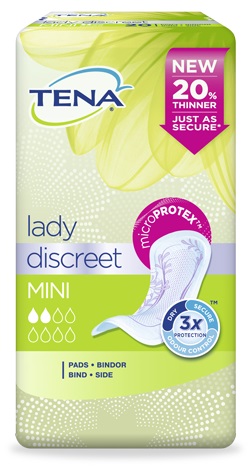 PANNOLONE SAGOMATO TENA DISCREET MINI 20 PEZZI - dottorbianchi.it