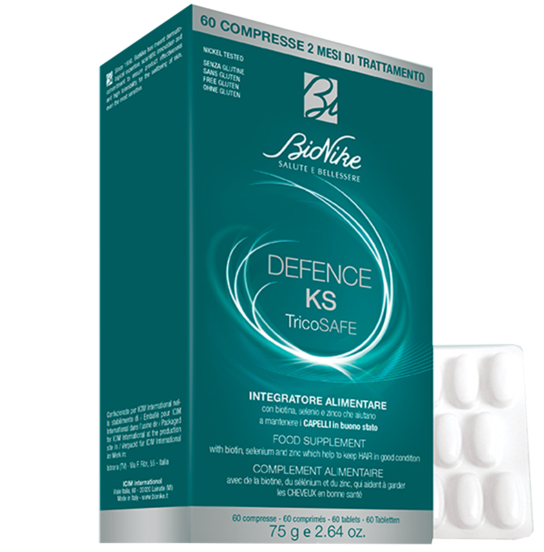 DEFENCE KS TRICOSAFE 60 COMPRESSE - dottorbianchi.it