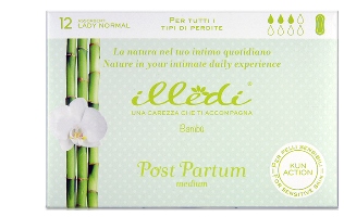 ILLEDI ASSORBENTI LADY NORMAL SENZA ALI POST PARTO PER TUTTI I TIPI DI PERDITE MEDIUM 12 PEZZI - dottorbianchi.it
