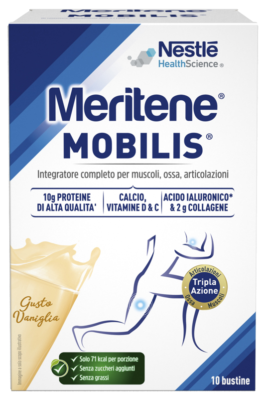 MERITENE MOBILIS GUSTO VANIGLIA 10 BUSTINE DA 21 G - dottorbianchi.it
