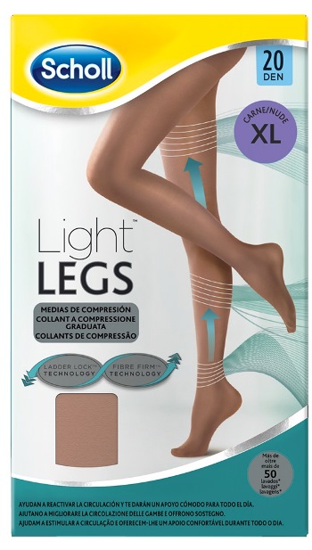 SCHOLL LIGHTLEGS 20 DENARI TAGLIA XL COLORE NUDE 1 PAIO - dottorbianchi.it