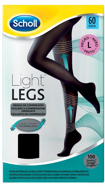 SCHOLL LIGHTLEGS 20 DENARI TAGLIA L COLORE NERO 1 PAIO - dottorbianchi.it