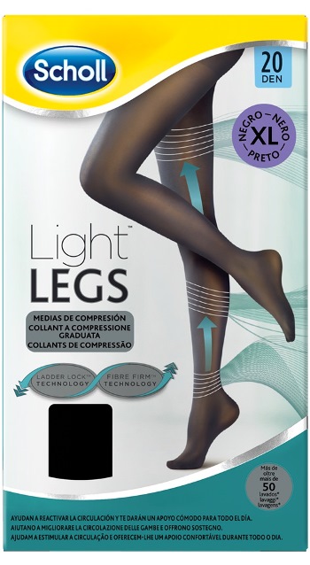 SCHOLL LIGHTLEGS 20 DENARI TAGLIA XL COLORE NERO 1 PAIO - dottorbianchi.it