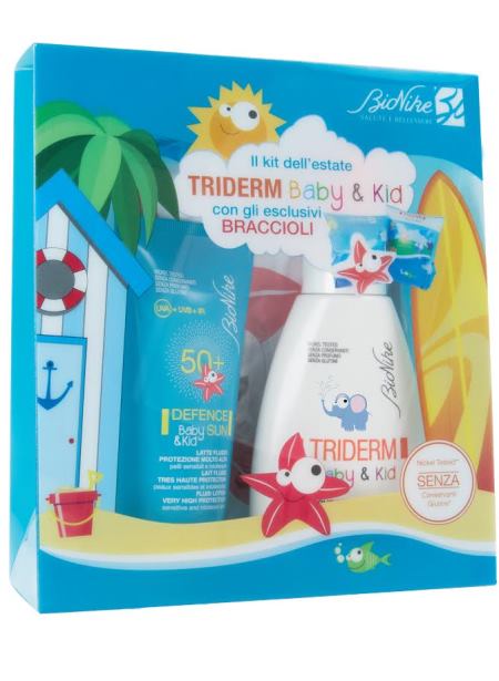 DEFENCE SUN 50+ LATTE 50 ML + TRIDERM B&K ACQUA MICELLARE 100 ML + COPPIA DI BRACCIOLI - dottorbianchi.it