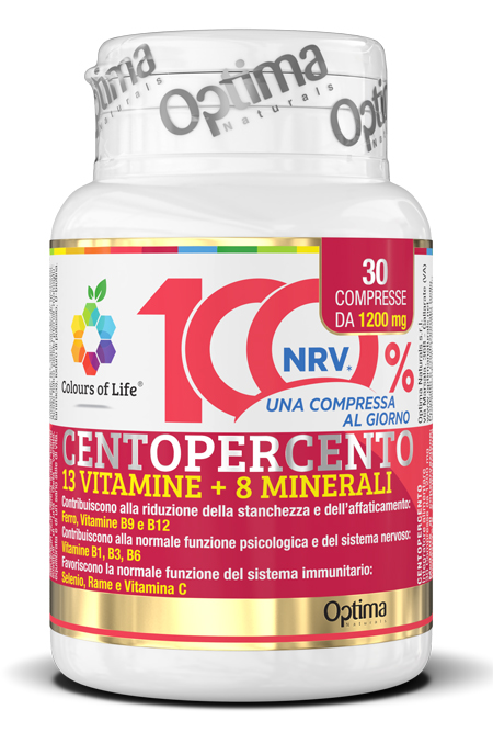 COLOURS OF LIFE CENTOPERCENTO 30 COMPRESSE 1200 MG - dottorbianchi.it