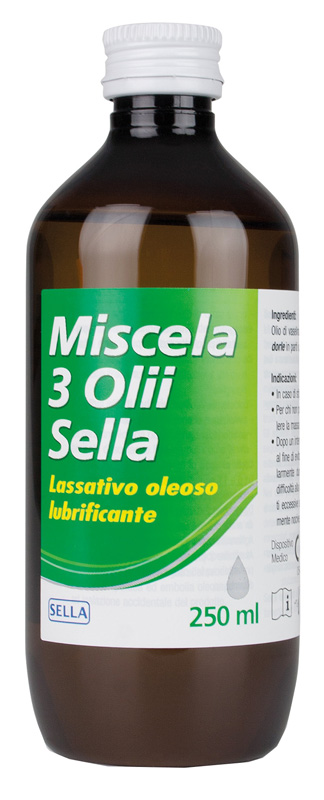 MISCELA 3 OLII LASSATIVO MD SELLA 250 ML - dottorbianchi.it
