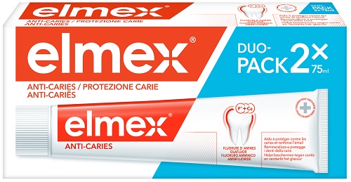 ELMEX PROTEZIONE CARIE 2 X 75 ML - dottorbianchi.it