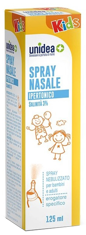 ACQUA DI MARE SPRAY IPERTONICA UNIDEA  125 ML - dottorbianchi.it