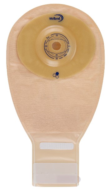 SACCA PER ILEOSTOMIA OPACA RITAGLIABILE WELLAND AURUM PROFILE ILEO MIDI DIAMETRO 13-48 MM INIZIO CONVESSITA' 48 MM 10 PEZZI - dottorbianchi.it