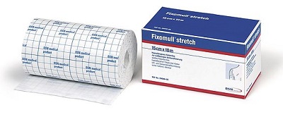 FASCIA AUTOADESIVA IPOALLERGENICA FIXOMULL STRETCH PER FISSAGGIO CATETERI M 5 X 5 CM - dottorbianchi.it