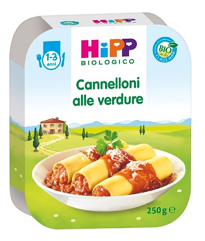 HIPP BIO CANNELLONI ALLE VERDURE 250 G - dottorbianchi.it